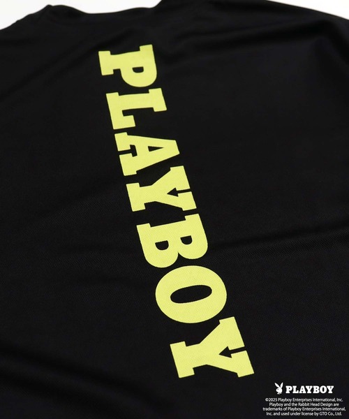 PLAYBOY（プレイボーイ）の「PLAYBOY鹿の子モックネック長袖（Tシャツ/カットソー・メンズ・ブラック/ホワイト/チャコール・M/L/XL）」の21枚目の写真