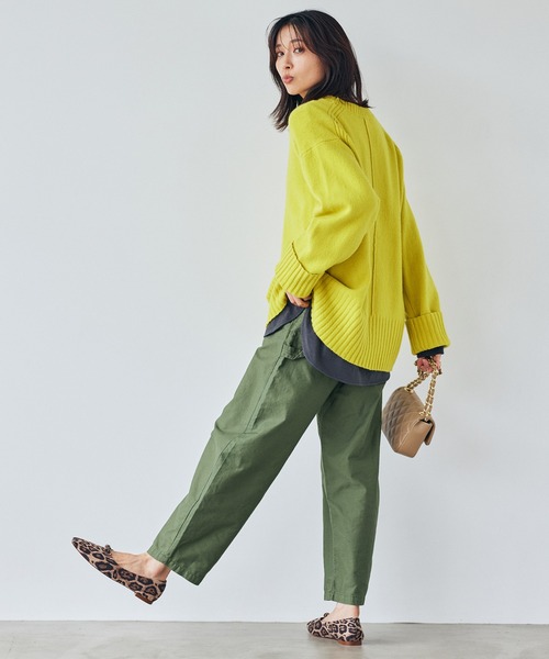 Mazell（マゼル）の「Mazell  / 結びスクエアフラット（バレエシューズ・レディース・ブラック/レオパード/ベージュ系・37/39/38/36/35）」の10枚目の写真