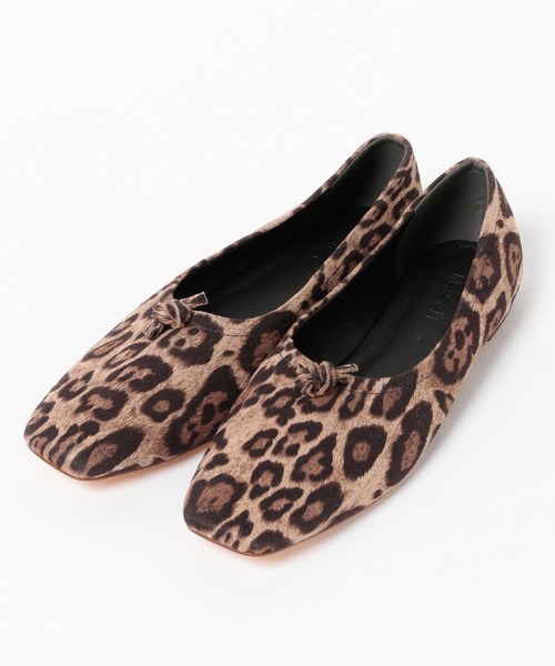 Mazell（マゼル）の「Mazell  / 結びスクエアフラット（バレエシューズ・レディース・ブラック/レオパード/ベージュ系・37/39/38/36/35）」の17枚目の写真