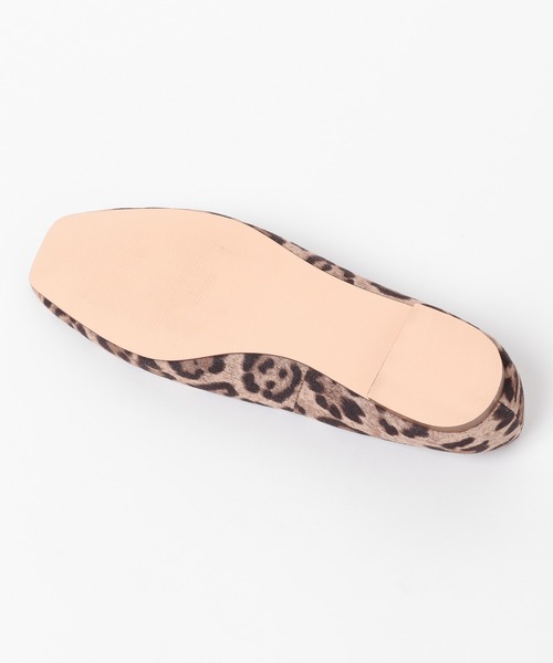 Mazell（マゼル）の「Mazell  / 結びスクエアフラット（バレエシューズ・レディース・ブラック/レオパード/ベージュ系・37/39/38/36/35）」の4枚目の写真