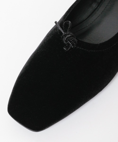 Mazell（マゼル）の「Mazell  / 結びスクエアフラット（バレエシューズ・レディース・ブラック/レオパード/ベージュ系・37/39/38/36/35）」の7枚目の写真