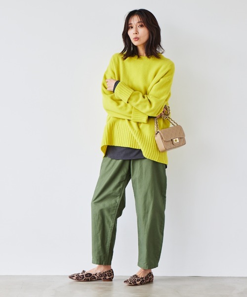 Mazell（マゼル）の「Mazell  / 結びスクエアフラット（バレエシューズ・レディース・ブラック/レオパード/ベージュ系・37/39/38/36/35）」の9枚目の写真