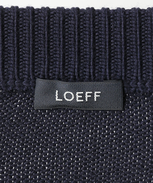 ロエフ 22AW ネックウォーマー付きベスト ニット フレンチスリーブ ウール セール】【LOEFF/ロエフ】ネックウォーマー付きベスト（ニット