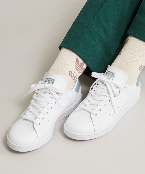 美品　adidas オリジナルス スタンスミス ホワイト グレー　26.0 10068083_2.jpg