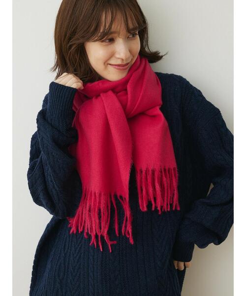 Green　Parks（グリーンパークス）の「カシミアライクカラーストール（ストール/ショール・レディース・ブラウン/レッド/ホワイト系その他2/ブルー・FREE）」の5枚目の写真