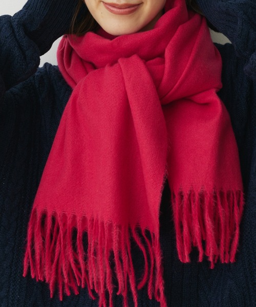 Green　Parks（グリーンパークス）の「カシミアライクカラーストール（ストール/ショール・レディース・ブラウン/レッド/ホワイト系その他2/ブルー・FREE）」の4枚目の写真