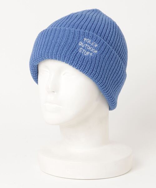 POLeR（ポーラー）の「POLeR/ポーラー　FANCYMAN BEANIE　ニットキャップ（ニットキャップ/ビーニー・メンズ・その他10/イエロー/ブルー/その他・F）」の2枚目の写真