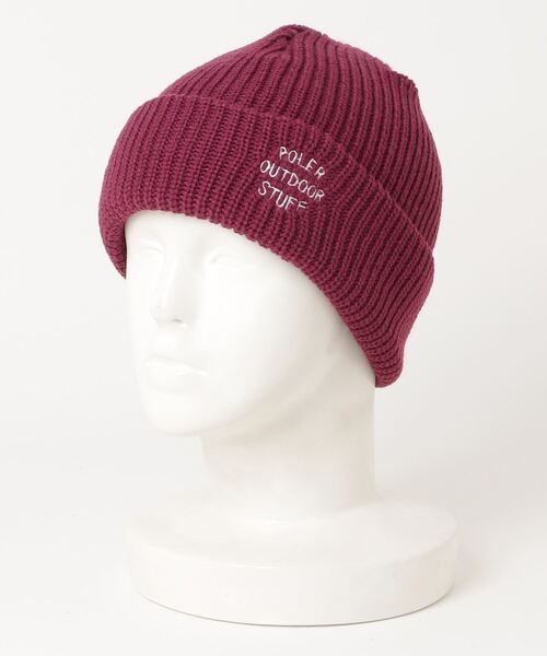 POLeR（ポーラー）の「POLeR/ポーラー　FANCYMAN BEANIE　ニットキャップ（ニットキャップ/ビーニー・メンズ・その他10/イエロー/ブルー/その他・F）」の3枚目の写真