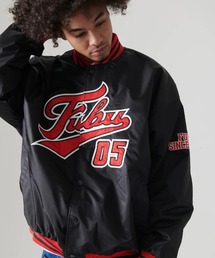 嘉樹 さま専用‼️ FUBU スタジャン ブラック/レッド 05 FUBU（ フブ）の「FUBU/フブ/STADIUM JACKET（スタジャン）」 - WEAR