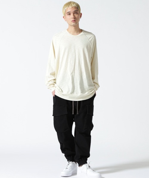 ROYAL FLASH(ロイヤルフラッシュ)の「A.F ARTEFACT/エーエフ・アーティファクト/Denim Sarouel Long Pants(カーゴパンツ・メンズ・ブラック・1/3/2)」の3枚目の写真
