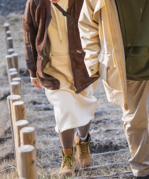 S'more(スモア)の「ZIPPER FLEECE JACKET (AW)(ブルゾン・レディース・カーキ/ホワイト/ブラウン・SMALL/MEDIUM/LARGE/X-LARGE)」の20枚目の写真