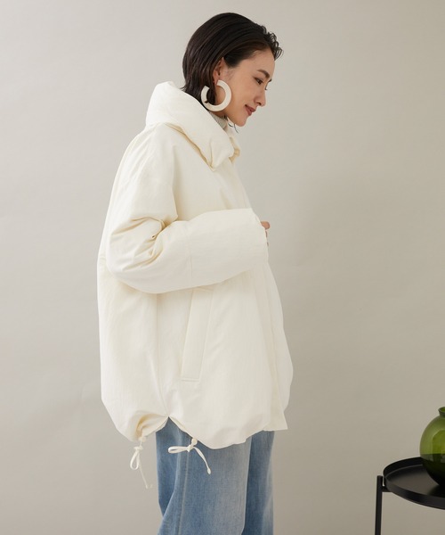 KATHARINE ROSS（キャサリンロス）の「【KATHARINE ROSS】ビクトリアダウン クリンピーパフィダウンコート（ダウンジャケット/コート・レディース・グリーン/ブラック/アイボリー・MEDIUM）」の15枚目の写真