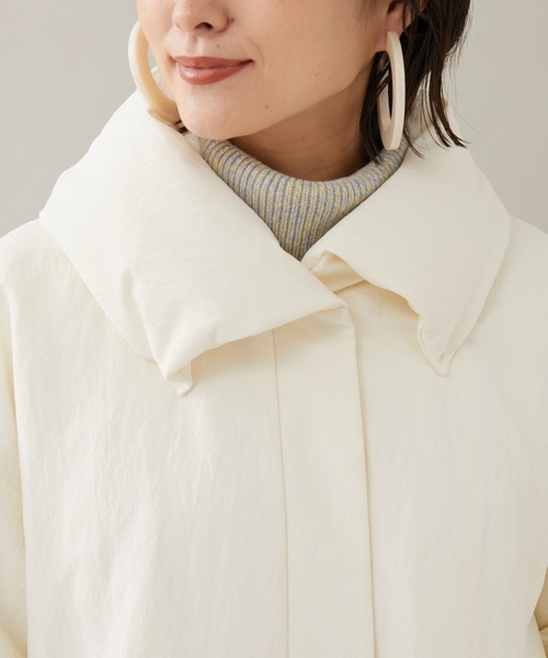 KATHARINE ROSS（キャサリンロス）の「【KATHARINE ROSS】ビクトリアダウン クリンピーパフィダウンコート（ダウンジャケット/コート・レディース・グリーン/ブラック/アイボリー・MEDIUM）」の18枚目の写真