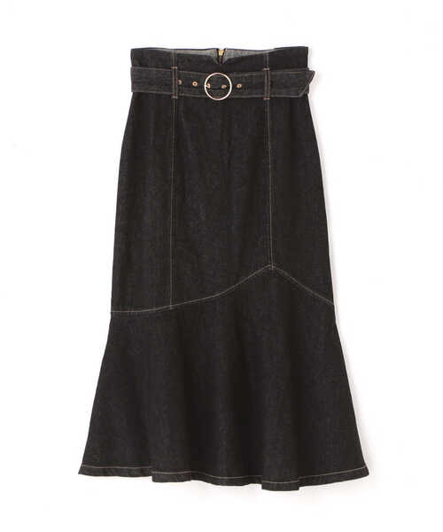 PROPORTION BODY DRESSING（プロポーションボディドレッシング）の「デニムマーメイドスカート / 1213120112（スカート・レディース・ダークネイビー/ブラック・SMALL/MEDIUM）」の18枚目の写真