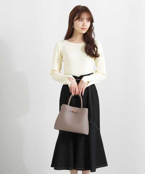 PROPORTION BODY DRESSING（プロポーションボディドレッシング）の「デニムマーメイドスカート / 1213120112（スカート・レディース・ダークネイビー/ブラック・SMALL/MEDIUM）」の17枚目の写真