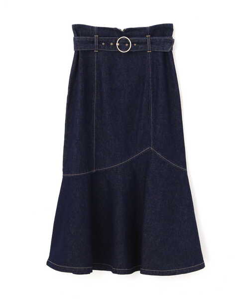 PROPORTION BODY DRESSING（プロポーションボディドレッシング）の「デニムマーメイドスカート / 1213120112（スカート・レディース・ダークネイビー/ブラック・SMALL/MEDIUM）」の21枚目の写真