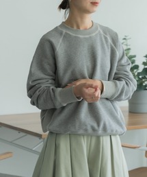FORK&SPOON　ラグランクルーネックスウェット