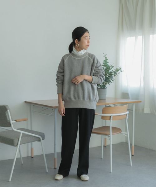 FORK&SPOON（フォークアンドスプーン）の「FORK&SPOON　ラグランクルーネックスウェット（スウェット・レディース・グリーン系その他/アイボリー/グレー・1）」の20枚目の写真