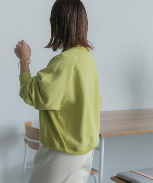 FORK&SPOON（フォークアンドスプーン）の「FORK&SPOON　ラグランクルーネックスウェット（スウェット・レディース・グリーン系その他/アイボリー/グレー・1）」の22枚目の写真