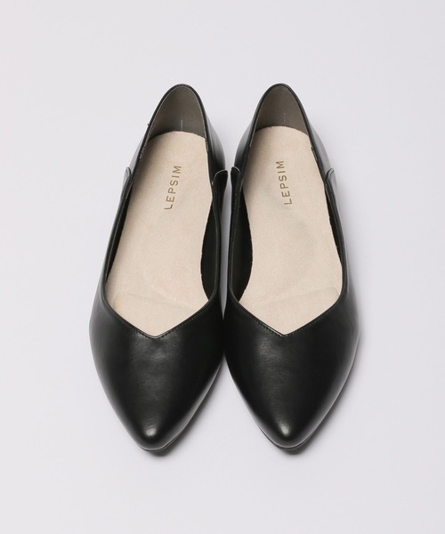 LEPSIM(レプシィム)の「キレイめフラットパンプス 176606(パンプス・レディース・ブラック/アイボリー・MEDIUM/LARGE)」の11枚目の写真