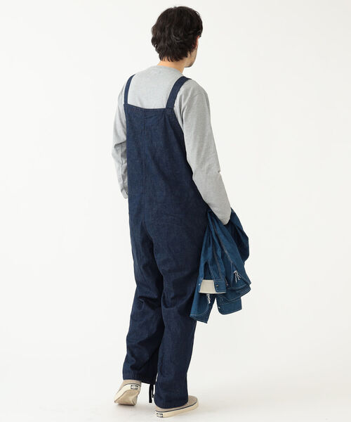 BEAMS PLUS（ビームスプラス）の「BEAMS PLUS / ヘリンボーン ミリタリーオーバーオール（サロペット/オーバーオール・メンズ・カーキ/ホワイト/インディゴブルー・SMALL/MEDIUM/LARGE/X-LARGE）」の7枚目の写真