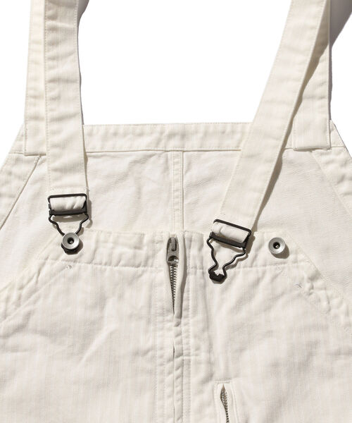 BEAMS PLUS（ビームスプラス）の「BEAMS PLUS / ヘリンボーン ミリタリーオーバーオール（サロペット/オーバーオール・メンズ・カーキ/ホワイト/インディゴブルー・SMALL/MEDIUM/LARGE/X-LARGE）」の16枚目の写真