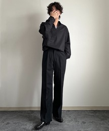 y/m by れぽすけ | スキッパーシャツ(シャツ/ブラウス)