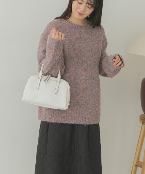 URBAN RESEARCH（アーバンリサーチ）の「横長ボストンバッグ（ボストンバッグ・レディース・ホワイト/ブラック・ONE）」の14枚目の写真