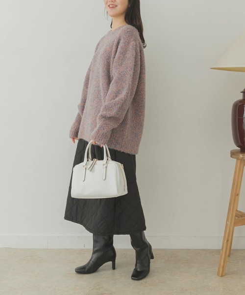 URBAN RESEARCH（アーバンリサーチ）の「横長ボストンバッグ（ボストンバッグ・レディース・ホワイト/ブラック・ONE）」の15枚目の写真