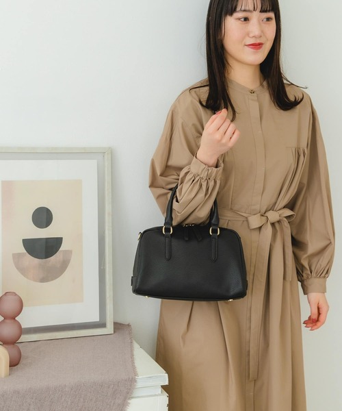 URBAN RESEARCH（アーバンリサーチ）の「横長ボストンバッグ（ボストンバッグ・レディース・ホワイト/ブラック・ONE）」の19枚目の写真