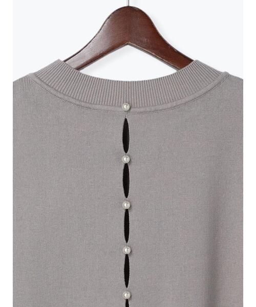 Te chichi（テチチ）の「バックパールニットベスト（ベスト・レディース・ブラック/グレー/オフホワイト・ﾌﾘ-）」の16枚目の写真