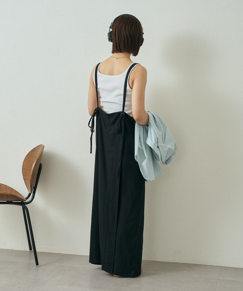 Franklin Climbing(フランクリンクライミング)の「【Retreat】【2WAY】サロペット(サロペット/オーバーオール・レディース・アイボリー/ブラウン/ブラック・ONE SIZE)」の9枚目の写真