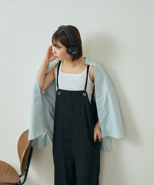 Franklin Climbing(フランクリンクライミング)の「【Retreat】【2WAY】サロペット(サロペット/オーバーオール・レディース・アイボリー/ブラウン/ブラック・ONE SIZE)」の6枚目の写真