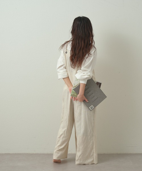 Franklin Climbing(フランクリンクライミング)の「【Retreat】【2WAY】サロペット(サロペット/オーバーオール・レディース・アイボリー/ブラウン/ブラック・ONE SIZE)」の4枚目の写真