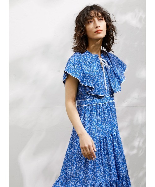 COEL（コエル）の「花柄ラッフルワンピース（ワンピース）」 - WEAR