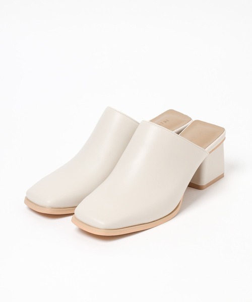 LEPSIM(レプシィム)の「スクエアヒールミュール 181282(サンダル・レディース・ブラウン/ブラック/アイボリー・MEDIUM/LARGE)」の6枚目の写真