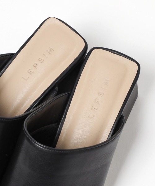 LEPSIM(レプシィム)の「スクエアヒールミュール 181282(サンダル・レディース・ブラウン/ブラック/アイボリー・MEDIUM/LARGE)」の18枚目の写真