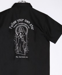 WESTSEA（ウエストシー）の「マリア柄  シュガースカル柄 刺繍 ルードシャツ（シャツ/ブラウス）」