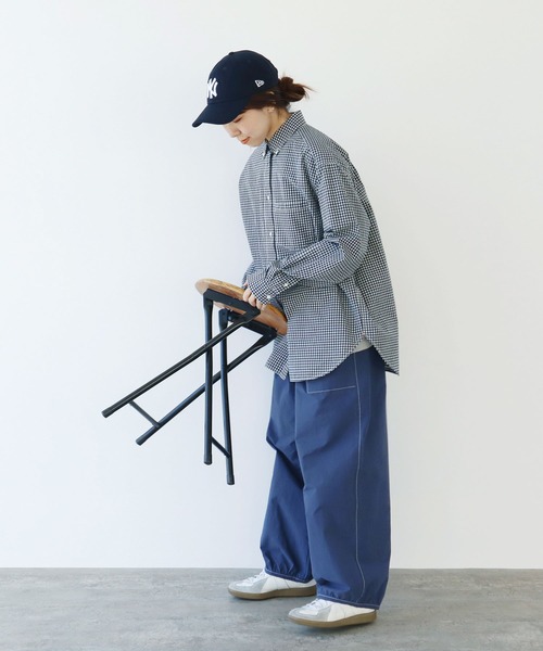 PAR ICI(パーリッシィ)の「40ダンプグランジウォッシュ ワークパンツ(セットアップ対応)(その他パンツ・レディース・チャコールグレー/ネイビー/ベージュ・FREE)」の8枚目の写真