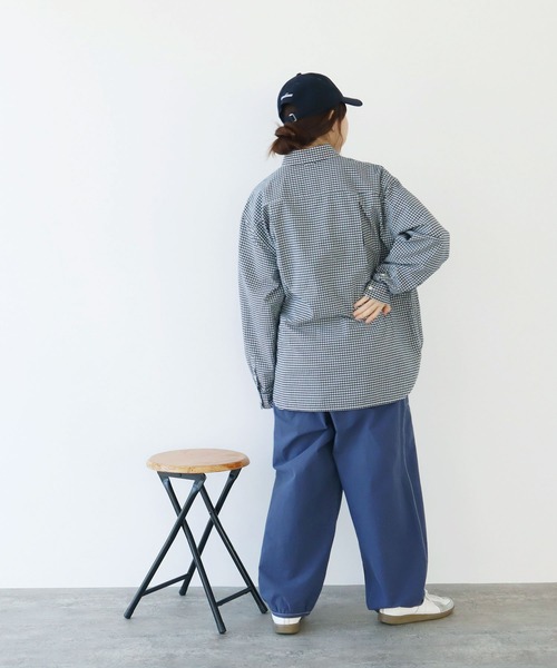 PAR ICI(パーリッシィ)の「40ダンプグランジウォッシュ ワークパンツ(セットアップ対応)(その他パンツ・レディース・チャコールグレー/ネイビー/ベージュ・FREE)」の9枚目の写真