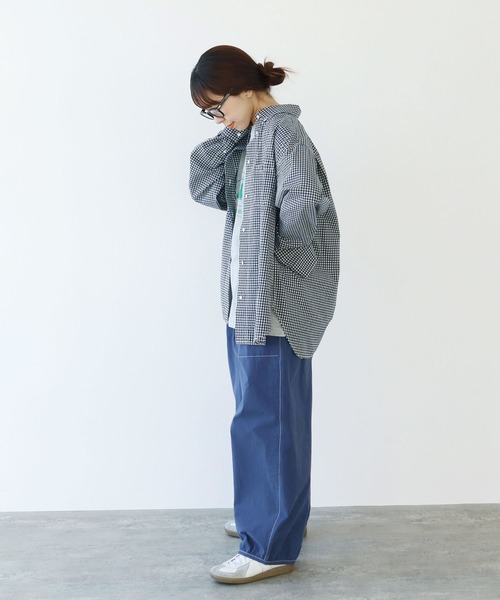 PAR ICI(パーリッシィ)の「40ダンプグランジウォッシュ ワークパンツ(セットアップ対応)(その他パンツ・レディース・チャコールグレー/ネイビー/ベージュ・FREE)」の12枚目の写真