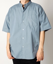 INASTUDIOS ZOO（イーナストゥディオスズー）の「「INASTUDIOS SELECT」ブロード ビッグシルエット バンドカラーシャツ（シャツ/ブラウス）」