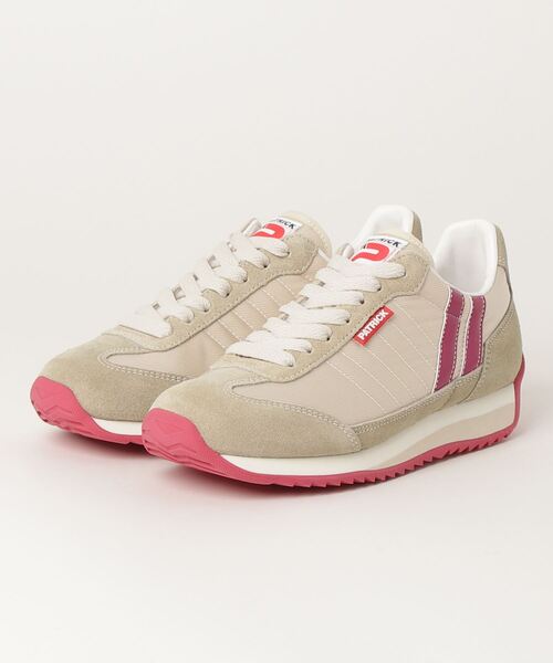 PATRICK（パトリック）の「PATRICK パトリック MARATHON マラソン 942303 PECHE（スニーカー・メンズ・ベージュ・37/36/38/39/40/35）」の2枚目の写真