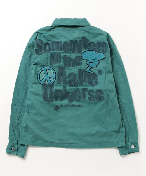 AAPE BY A BATHING APE（エーエイプバイアベイシングエイプ）の「AAPE DENIM JACKET（デニムジャケット・メンズ・ライトベージュ/グリーン系その他5・SMALL/X-LARGE/MEDIUM/LARGE）」の5枚目の写真