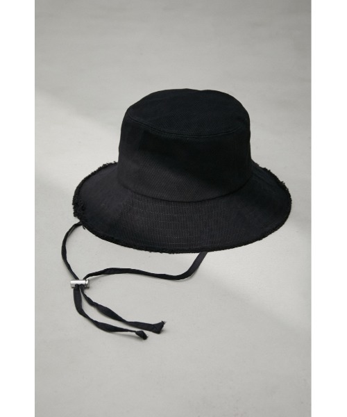 AZUL by moussy(アズールバイマウジー)の「SAFARI HAT/サファリハット(ハット・レディース・オフホワイト/ブラック・FREE)」の12枚目の写真