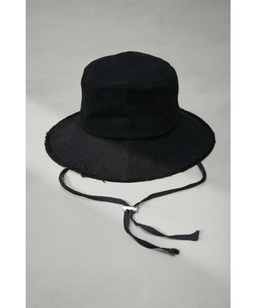 AZUL by moussy(アズールバイマウジー)の「SAFARI HAT/サファリハット(ハット・レディース・オフホワイト/ブラック・FREE)」の15枚目の写真