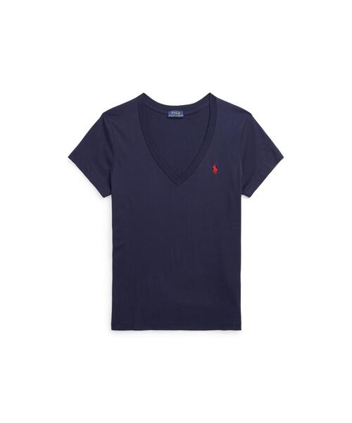 コットン ジャージー Vネック Tシャツ（Tシャツ/カットソー）｜POLO RALPH LAUREN（ポロ ラルフ ローレン） 11,000円