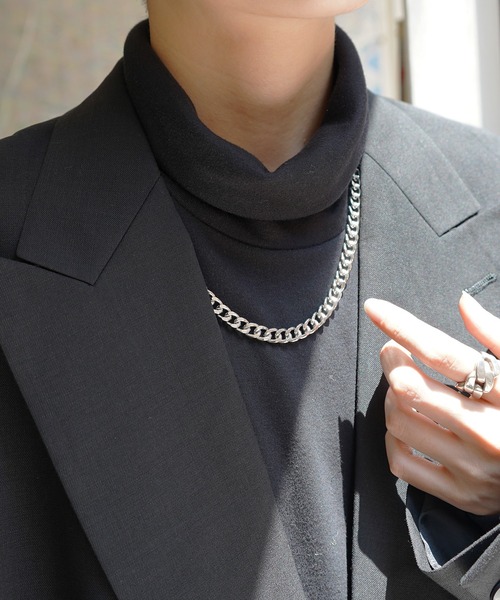 Confirm（コンファーム）の「25SS シルバー / ゴールド / ガンメタ ベーシックチェーンネックレス (喜平 / ボックス / ねじれ / 小豆)【Confirm】（ネックレス・メンズ・B/U/J/E/K/D/Q/M/F/L/P/H/S/N/A/G・57cm）」の7枚目の写真