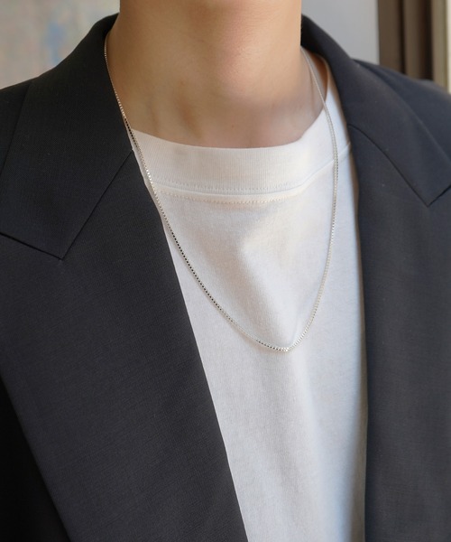 Confirm（コンファーム）の「25SS シルバー / ゴールド / ガンメタ ベーシックチェーンネックレス (喜平 / ボックス / ねじれ / 小豆)【Confirm】（ネックレス・メンズ・B/U/J/E/K/D/Q/M/F/L/P/H/S/N/A/G・57cm）」の9枚目の写真