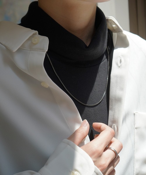 Confirm（コンファーム）の「25SS シルバー / ゴールド / ガンメタ ベーシックチェーンネックレス (喜平 / ボックス / ねじれ / 小豆)【Confirm】（ネックレス・メンズ・B/U/J/E/K/D/Q/M/F/L/P/H/S/N/A/G・57cm）」の11枚目の写真